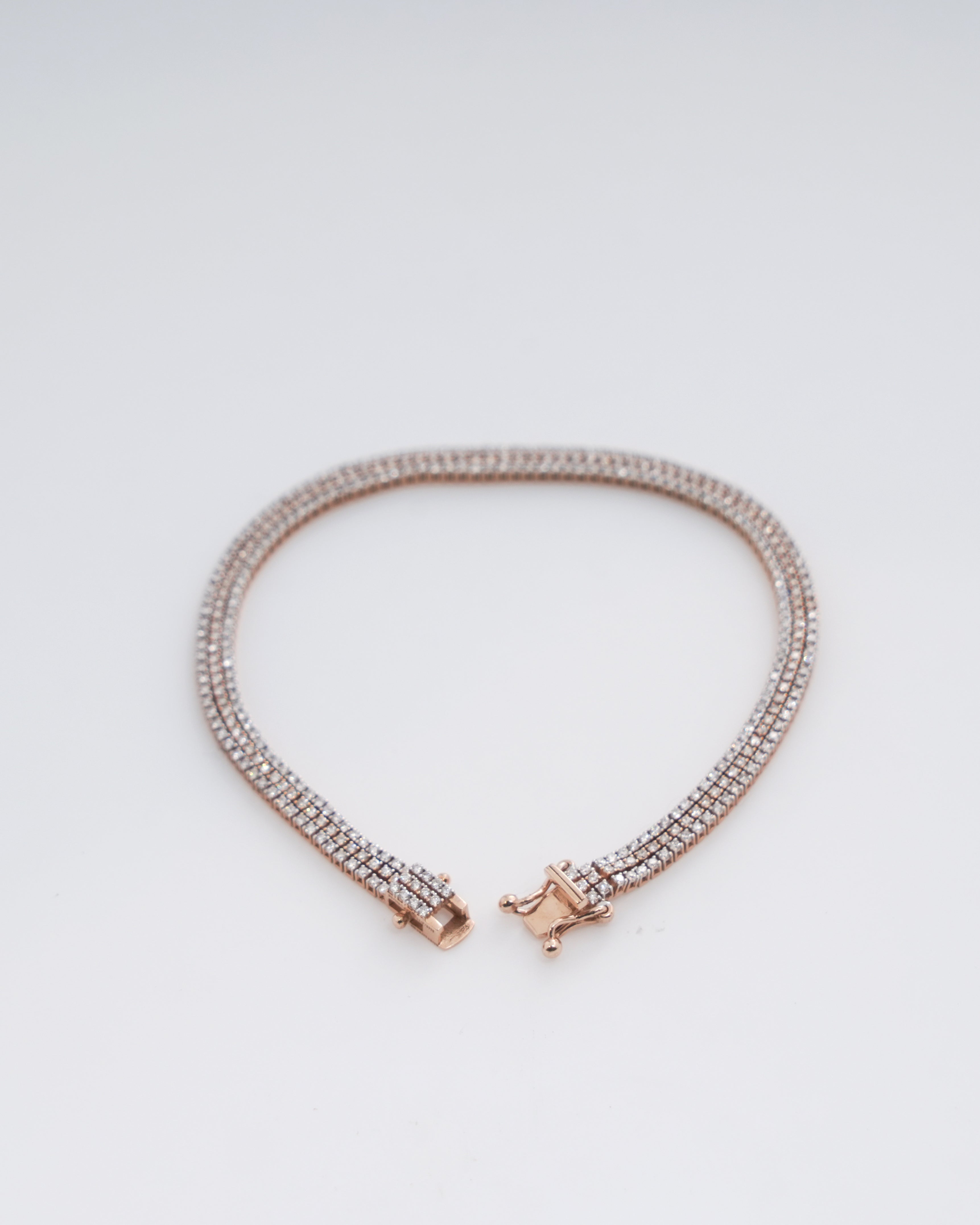 Brilliant Round-Cut Diamond Bracelet in 18K Yellow Gold - K1BR18YDIA055