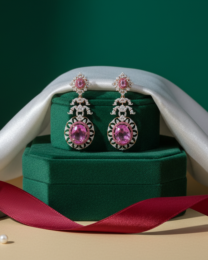 Brilliant Round-Cut Diamond Drops in 18K Yellow Gold - K1ED18YDIA050