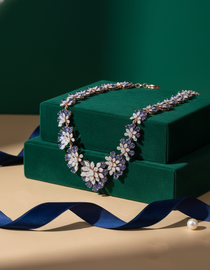 Brilliant Round-Cut Diamond Necklace in 18K Yellow Gold - K1NK18YDIA027