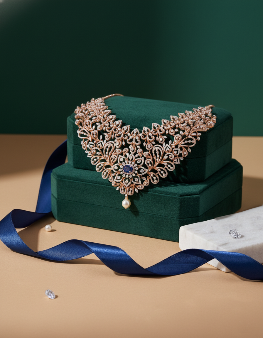 Brilliant Round-Cut Diamond Necklace in 18K Yellow Gold - K1NK18YDIA028