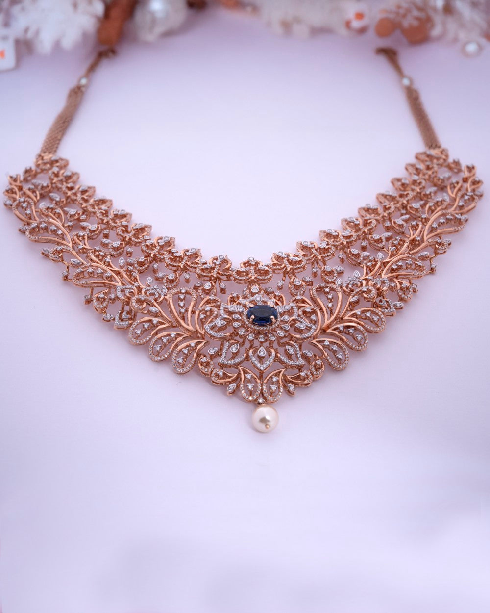 Brilliant Round-Cut Diamond Necklace in 18K Yellow Gold - K1NK18YDIA028