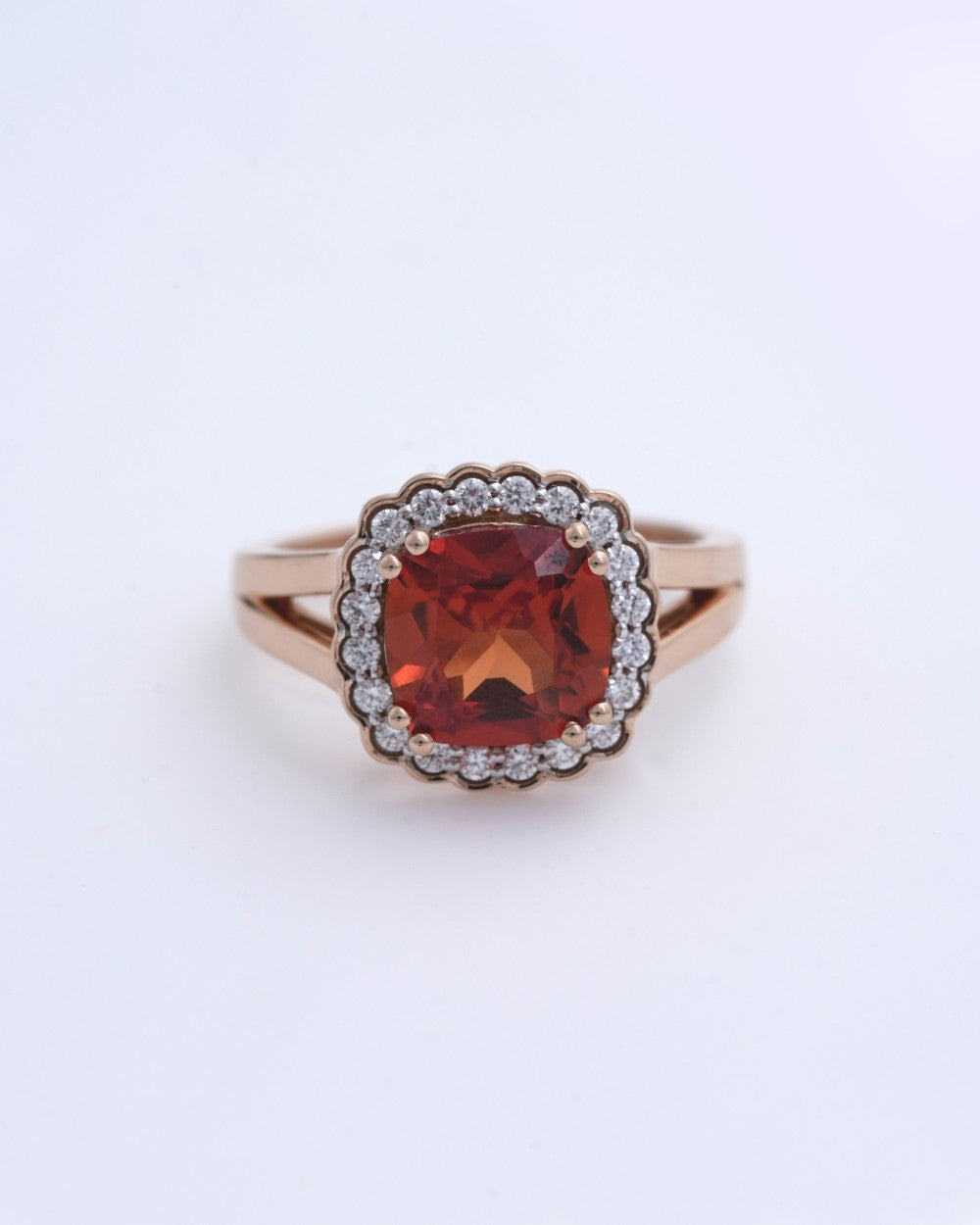 Brilliant Round-Cut Diamond Ring in 18K Yellow Gold - K1RG18YDIA035