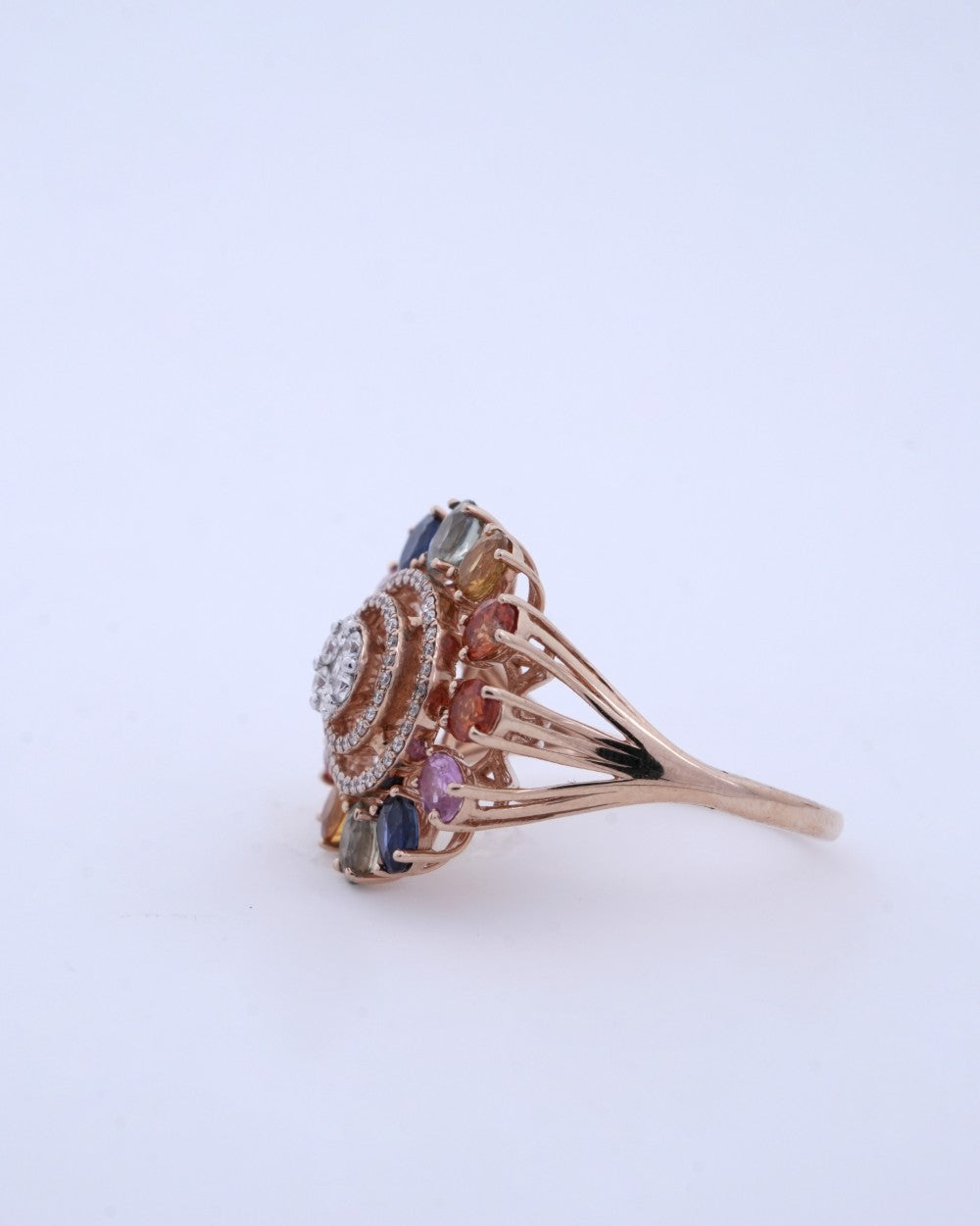 Brilliant Round-Cut Diamond Ring in 18K Yellow Gold - K1RG18YDIA047