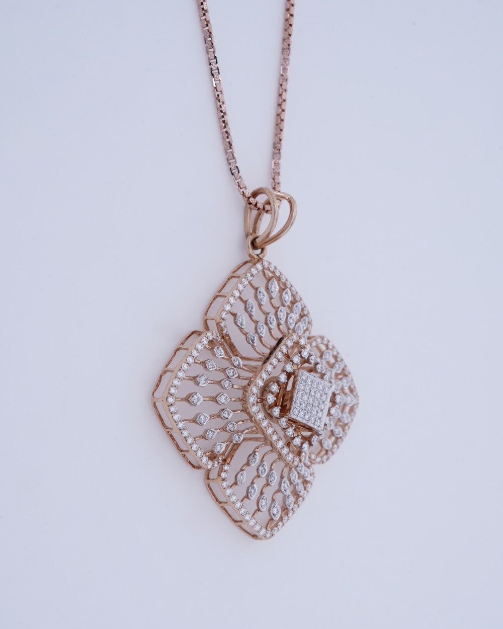 Brilliant Round-Cut Diamond Pendant in 18K Yellow Gold with interchangeable Stones - K2LT18YDIA018