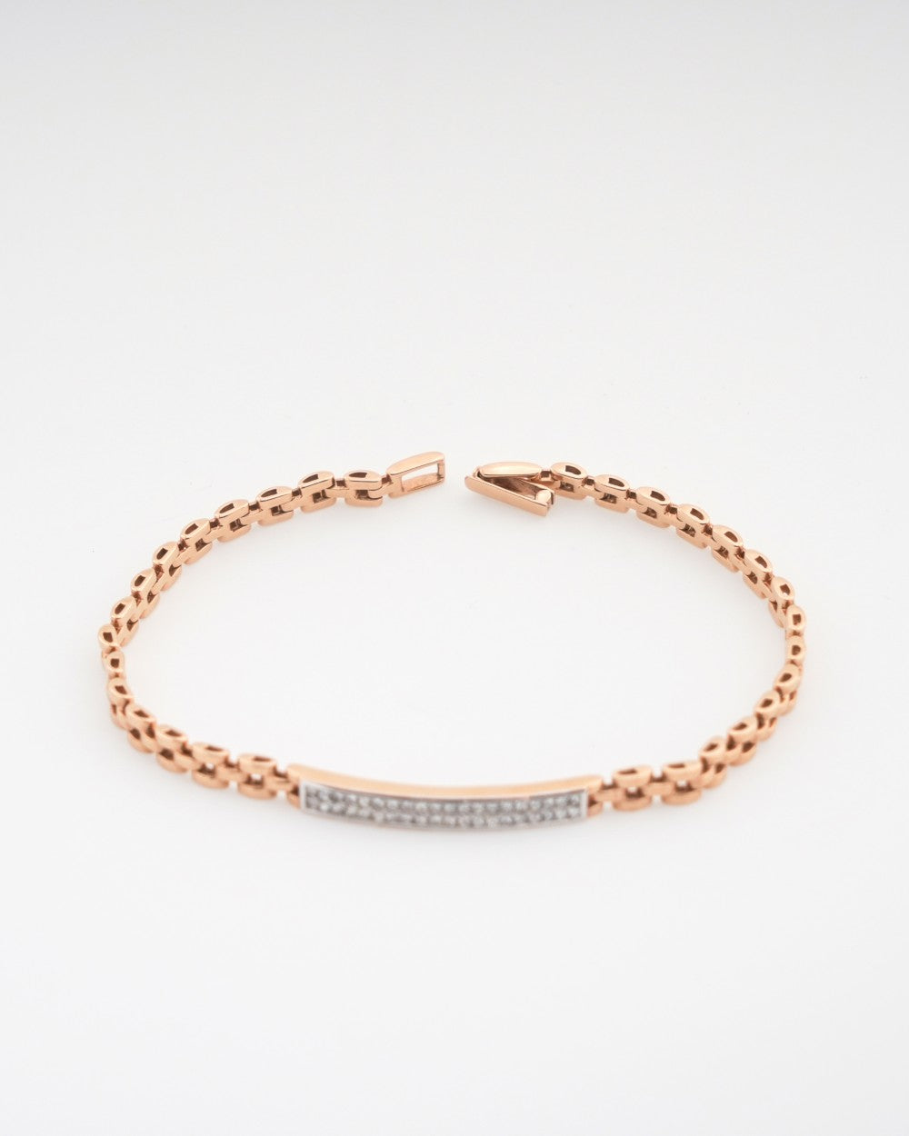 Brilliant Round-Cut Diamond Bracelet in 18K Yellow Gold - K1BR18YDIA005