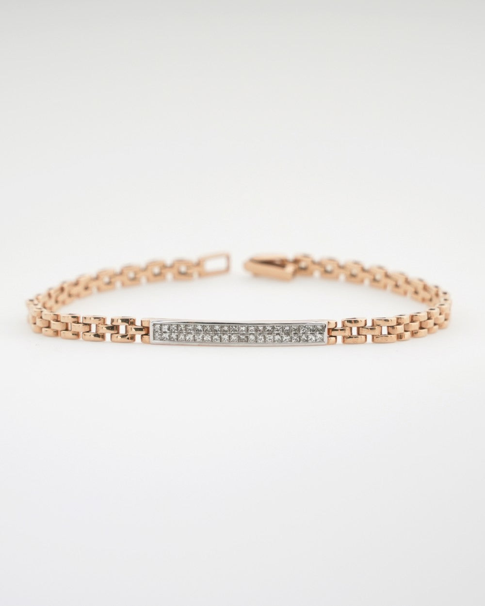 Brilliant Round-Cut Diamond Bracelet in 18K Yellow Gold - K1BR18YDIA005
