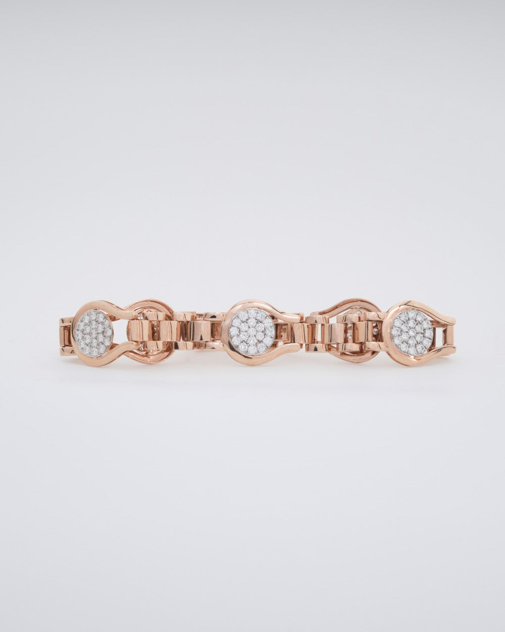 Brilliant Round-Cut Diamond Bracelet in 18K Yellow Gold - K1BR18YDIA007