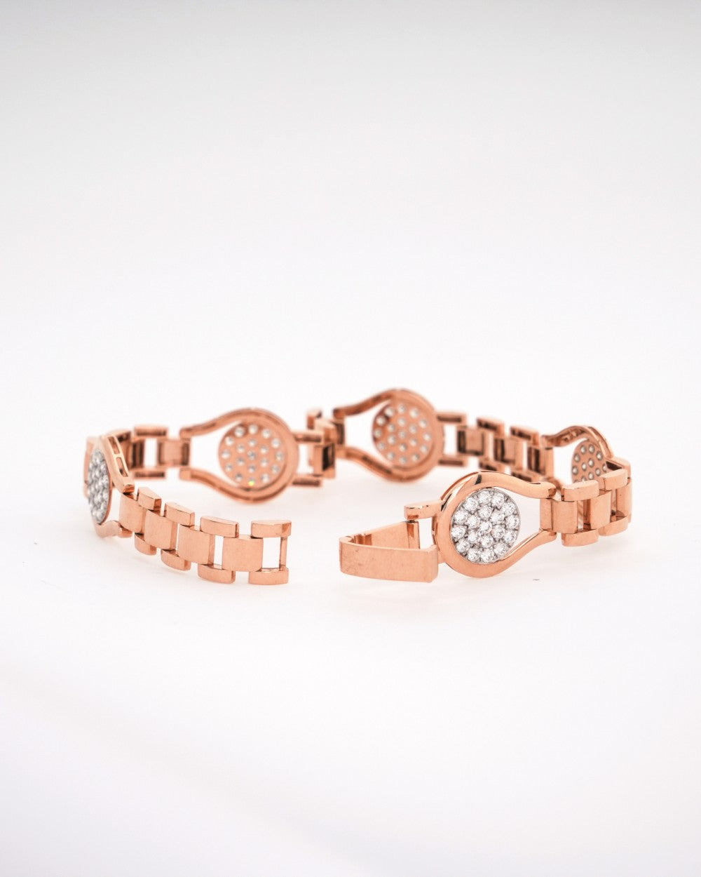 Brilliant Round-Cut Diamond Bracelet in 18K Yellow Gold - K1BR18YDIA007