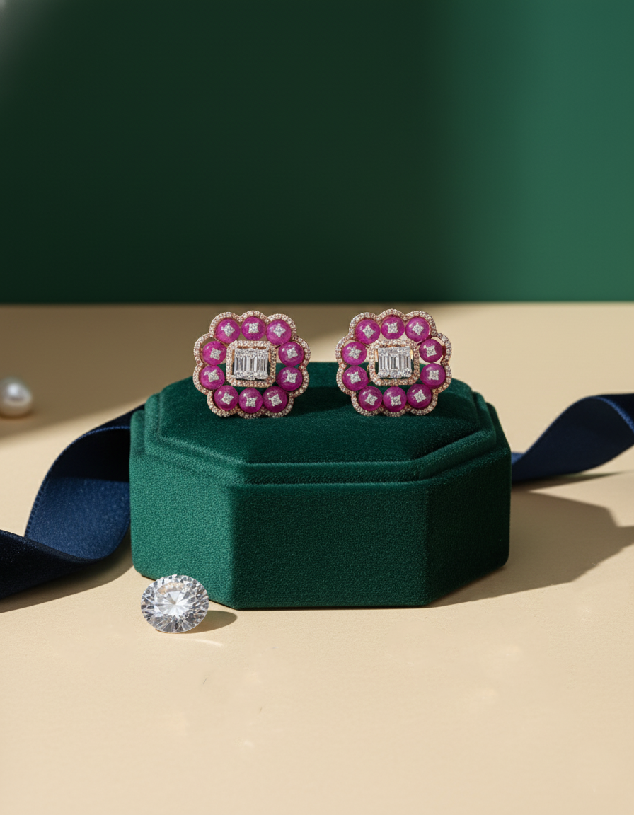 Brilliant Round-Cut Diamond Stud in 18K Yellow Gold - K1ED18YDIA011