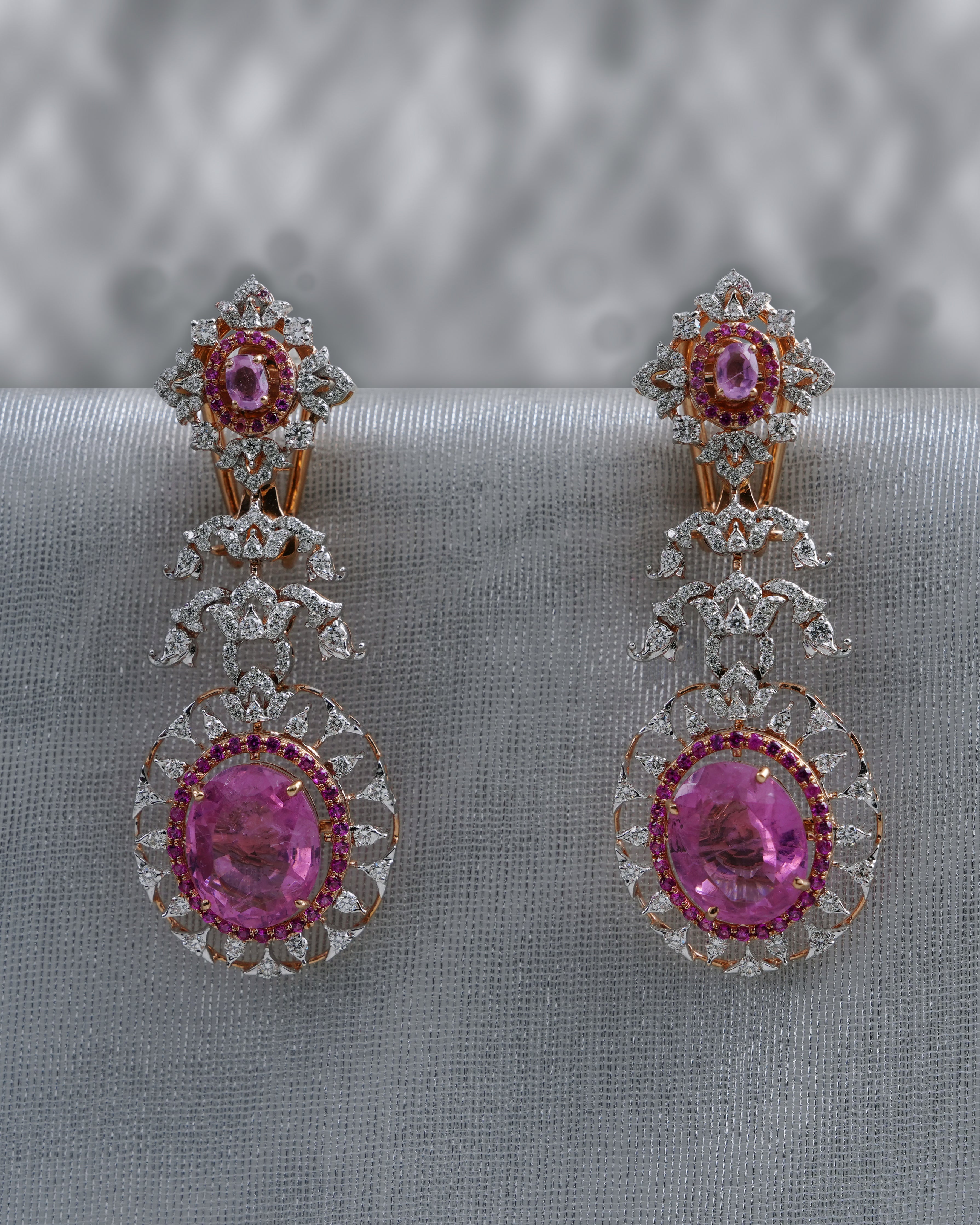 Brilliant Round-Cut Diamond Drops in 18K Yellow Gold - K1ED18YDIA050