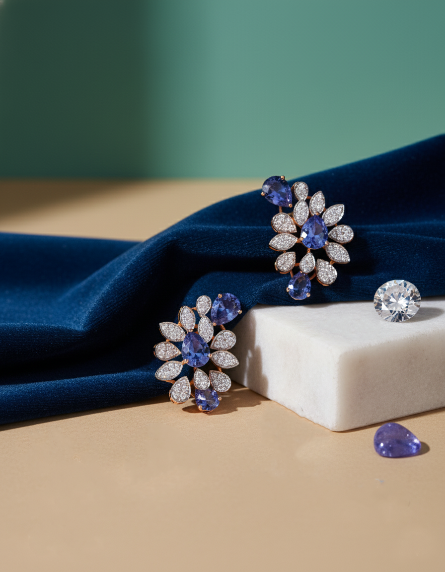 Brilliant Round-Cut Diamond Earrings in 18K Yellow Gold - K1ER18YDIA014