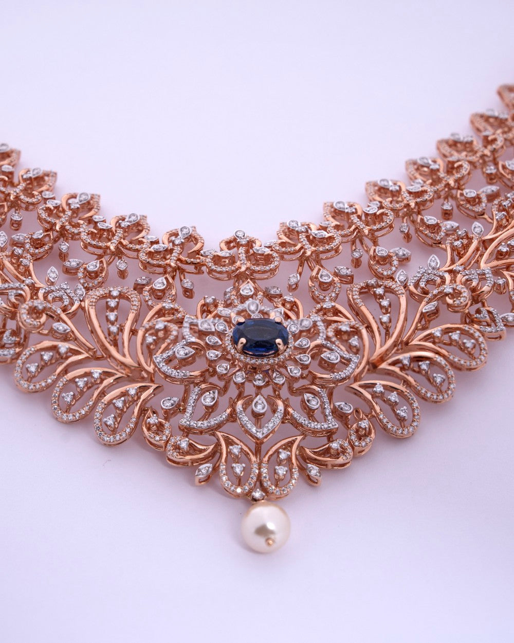 Brilliant Round-Cut Diamond Necklace in 18K Yellow Gold - K1NK18YDIA028