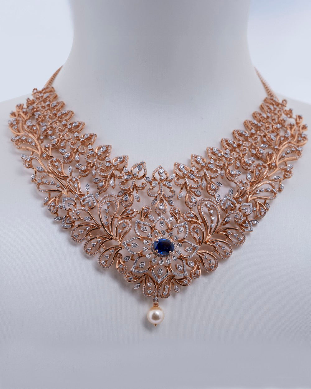 Brilliant Round-Cut Diamond Necklace in 18K Yellow Gold - K1NK18YDIA028