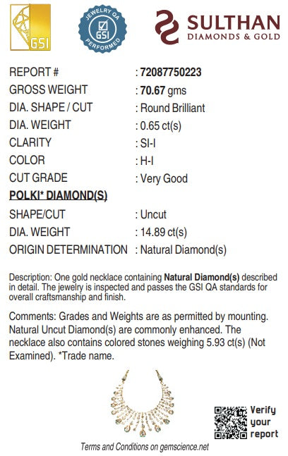 Diamond Certificate
