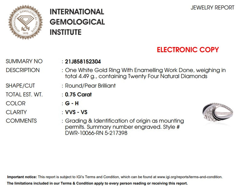 Diamond Certificate