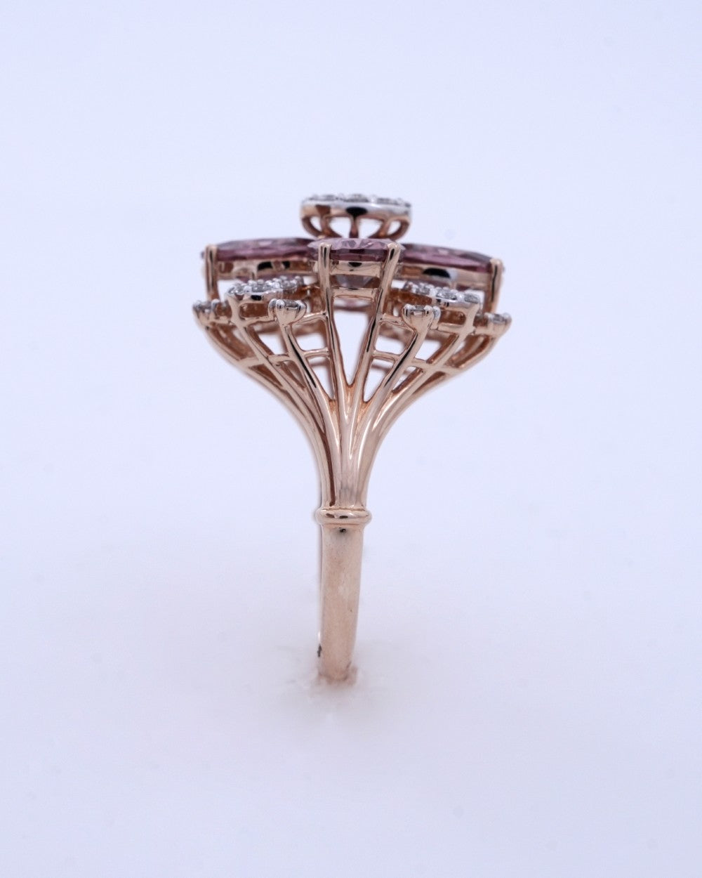 Brilliant Round-Cut Diamond Cocktail Ring in 18K Yellow Gold - K1RG18YDIA040