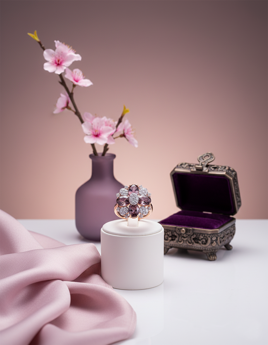 Brilliant Round-Cut Diamond Cocktail Ring in 18K Yellow Gold - K1RG18YDIA040