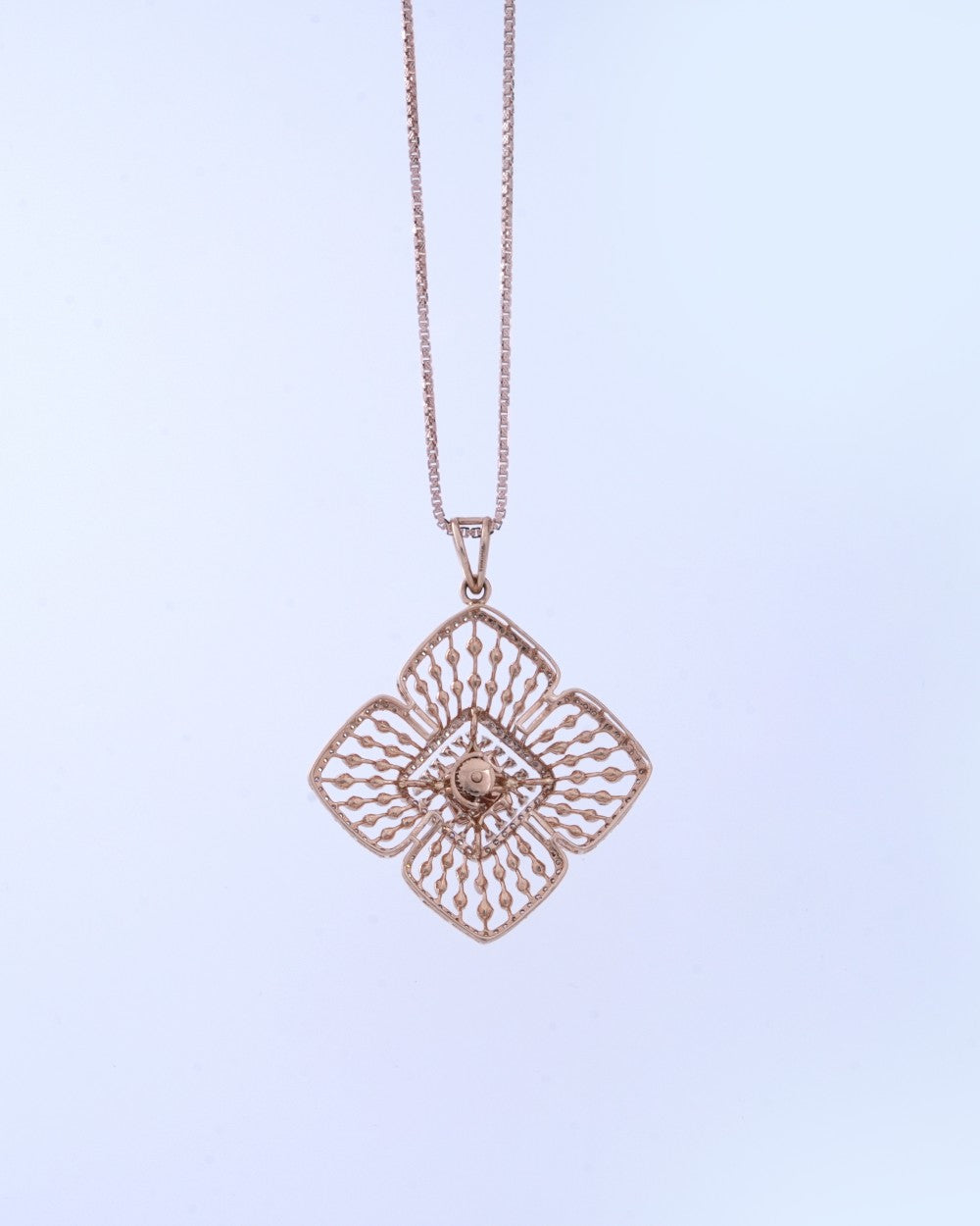 Brilliant Round-Cut Diamond Pendant in 18K Yellow Gold with interchangeable Stones - K2LT18YDIA018