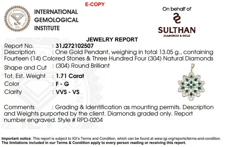 Diamond Certificate
