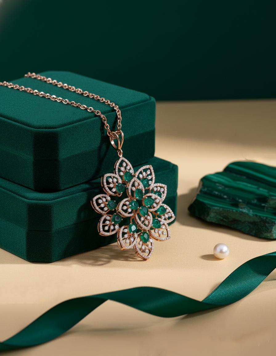 Brilliant Round-Cut Diamond Pendant in 18K Yellow Gold - K2LT18YDIA019